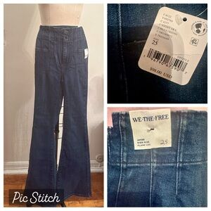Brand new with tags FREE PEOPLE we the free Jayden High-Waist Flared Jeans Sz 25